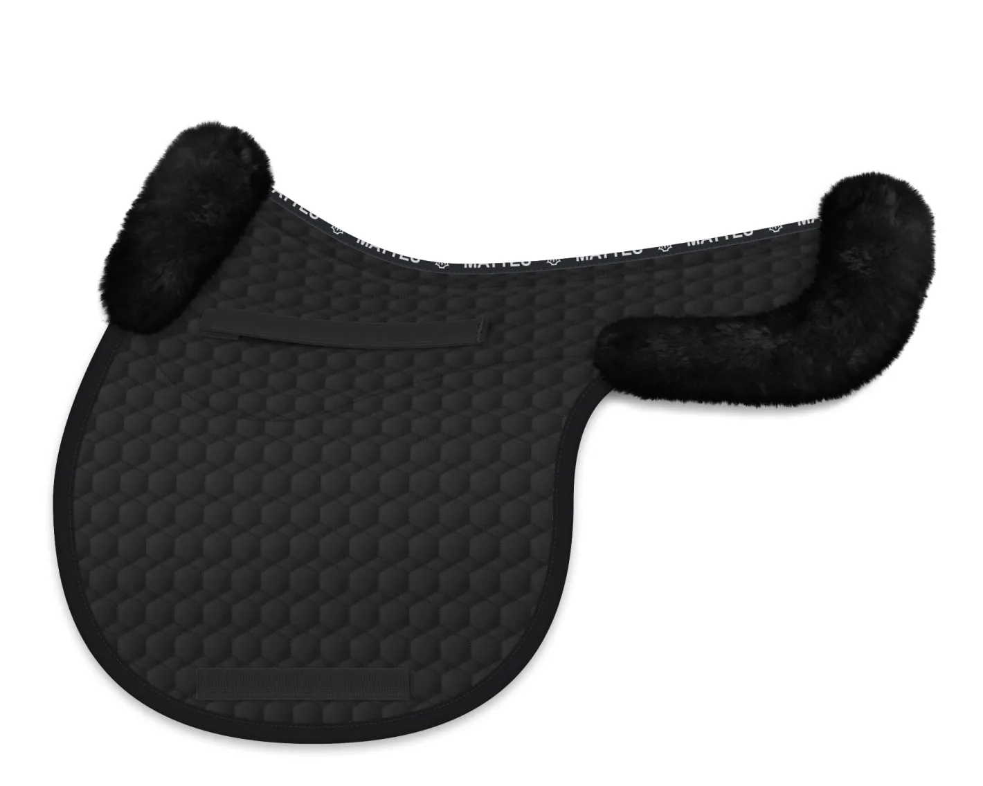 WORLD EQUSTRN BRNDS E.A. Mattes All-Purpose Contour Pad with Rear Trim & Bare Flaps