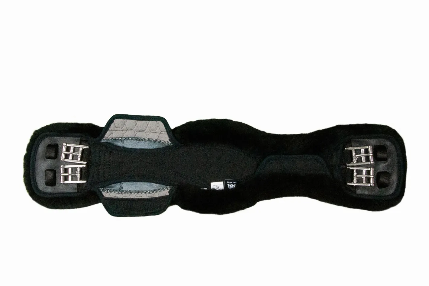 WORLD EQUSTRN BRNDS E.A. Mattes Contoured Short Girth with Detachable Cover
