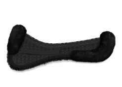 WORLD EQUSTRN BRNDS E.A. Mattes Dressage Correction Half Pad with Rear Trim & Pockets for Shims