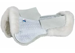 WORLD EQUSTRN BRNDS E.A. Mattes Dressage Correction Half Pad with Rear Trim & Pockets for Shims