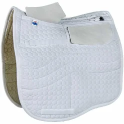 WORLD EQUSTRN BRNDS E.A. Mattes Dressage EuroFit Quilt Only Correction Pad with Pockets for Shims
