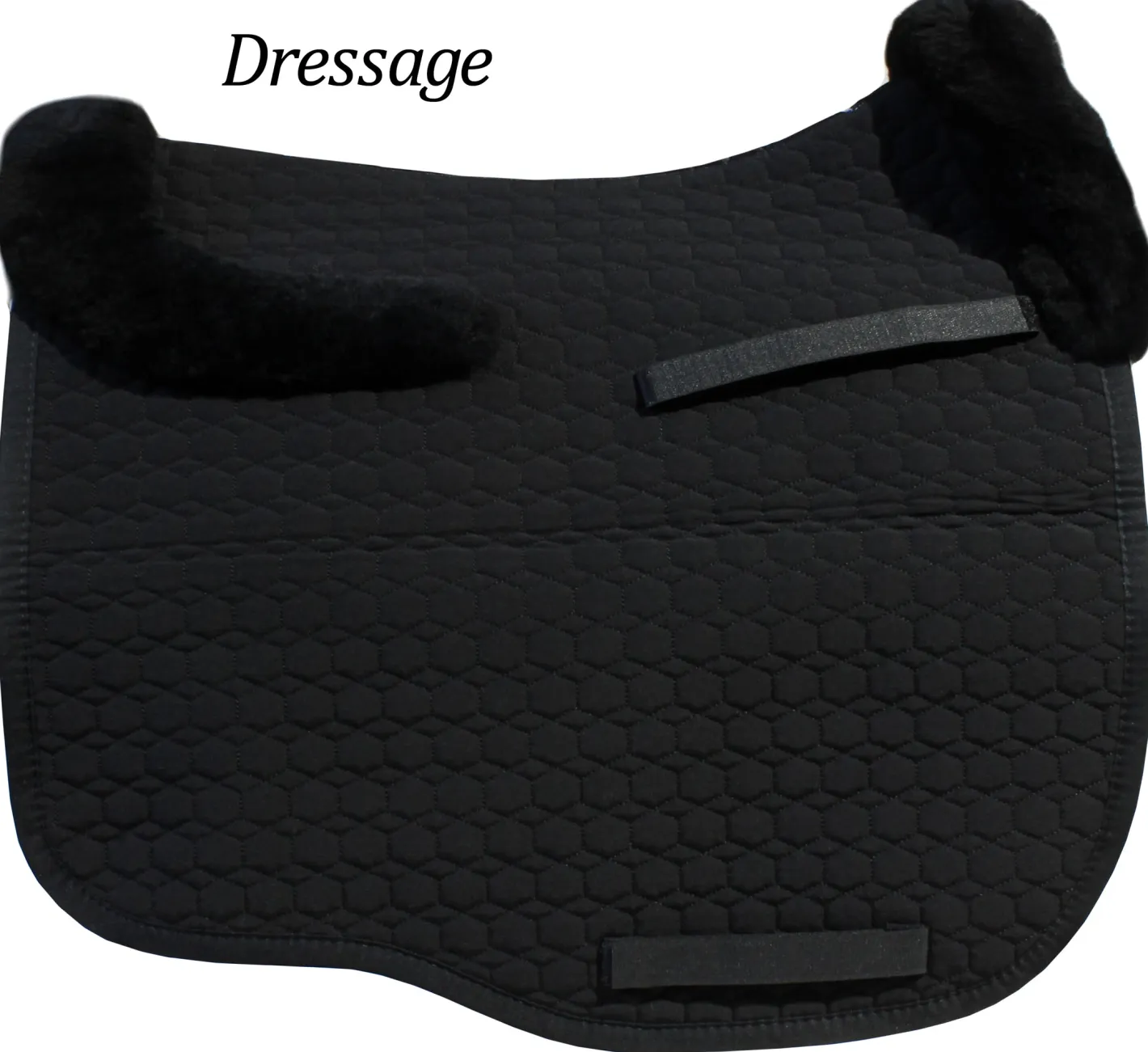 WORLD EQUSTRN BRNDS E.A. Mattes EuroFit All-Purpose Pad without Sheepskin Panels; Front & Rear Trim Only