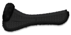 WORLD EQUSTRN BRNDS E.A. Mattes Platinum EWWA Sheepskin Dressage Correction Half Pad