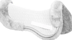 WORLD EQUSTRN BRNDS E.A. Mattes Sheepskin Rolled Back Half Pad