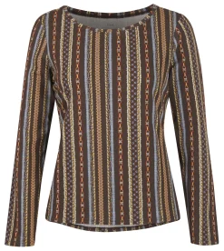 KERRITS EQL by ® Ladies’ Organic Cotton Long Sleeve Print Top