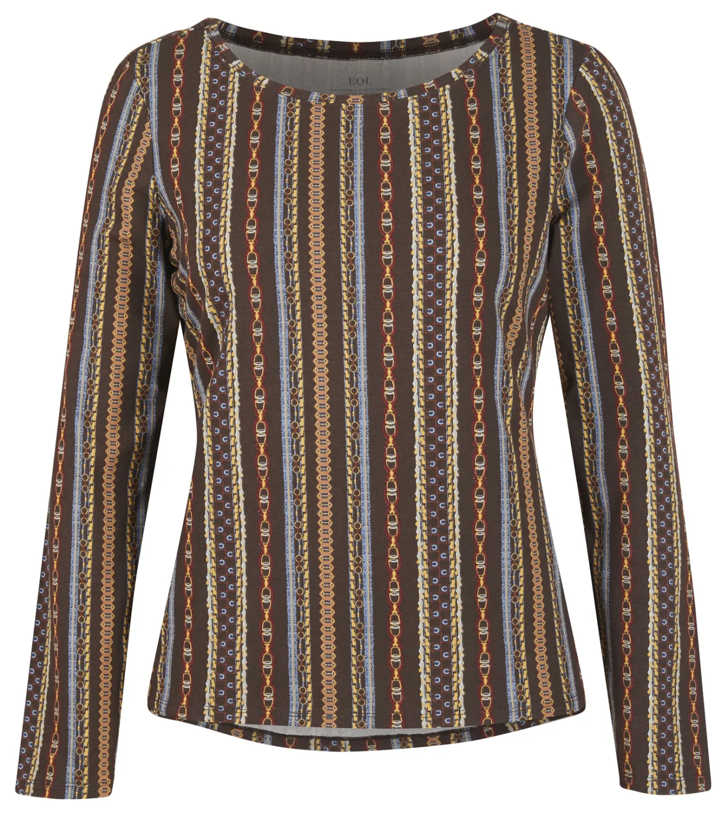 KERRITS EQL by ® Ladies’ Organic Cotton Long Sleeve Print Top