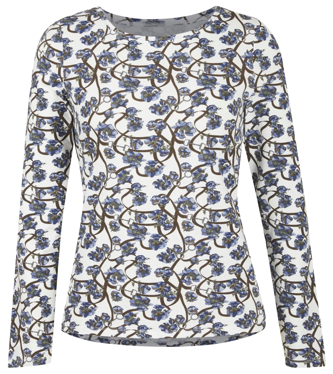 KERRITS EQL by ® Ladies’ Organic Cotton Long Sleeve Print Top