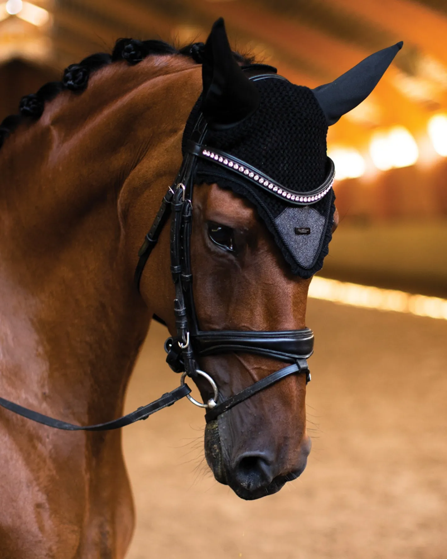 EQUESTRIAN STOCKHOLM Glimmer Ear Bonnet