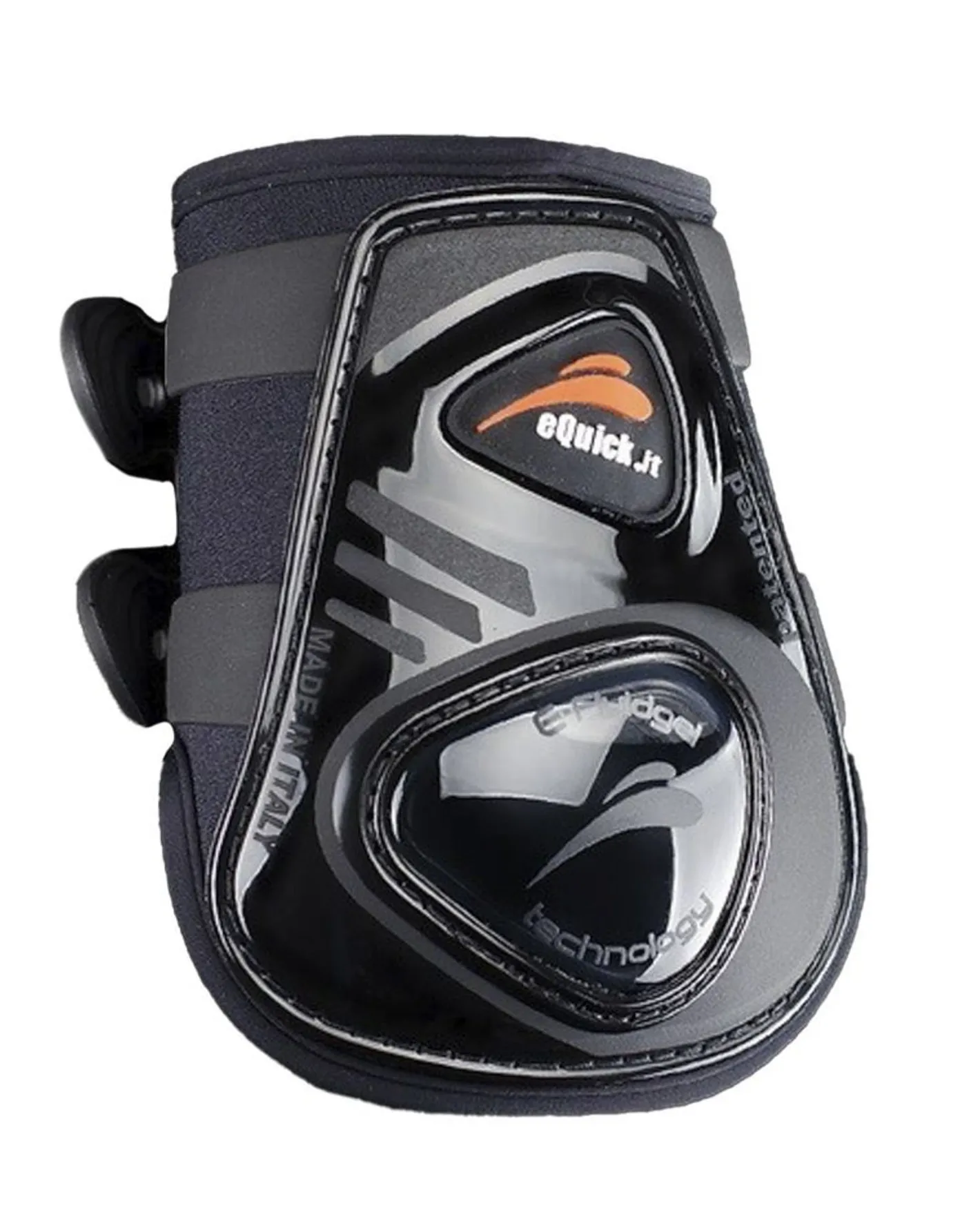 JPC EQUESTRIAN eQuick eShock Legend Rear Boots with Hook-and-Loop Fasteners