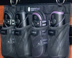 EQUIFIT ® Essential Hanging 24-Pocket Horse Boot Organizer with ID Patches