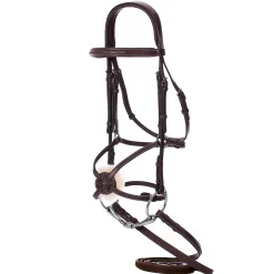 EQUINAVIA Valkyrie Fancy-Stitched Figure-8 Bridle & Reins