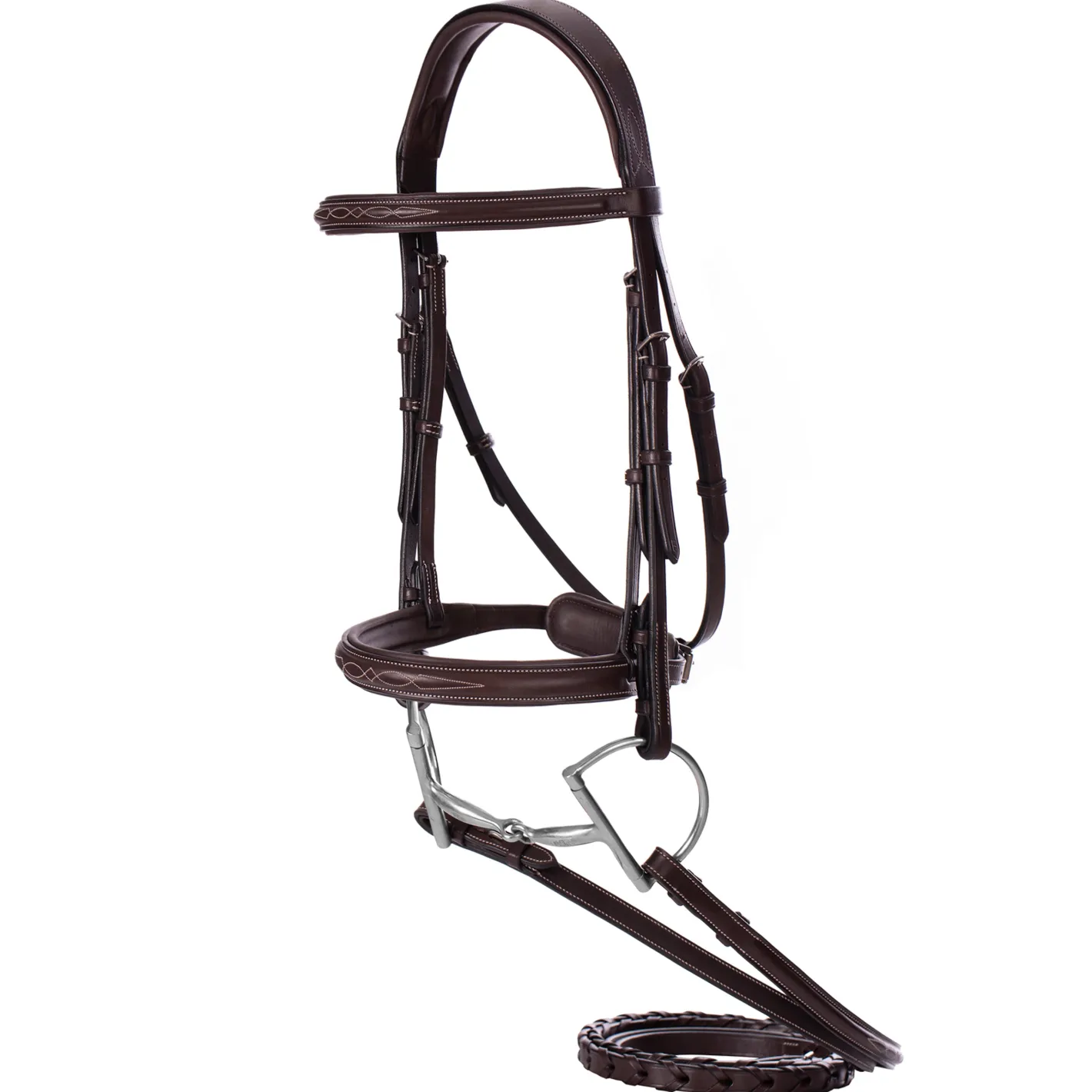 EQUINAVIA Valkyrie Fancy-Stitched Hunter Bridle & Reins
