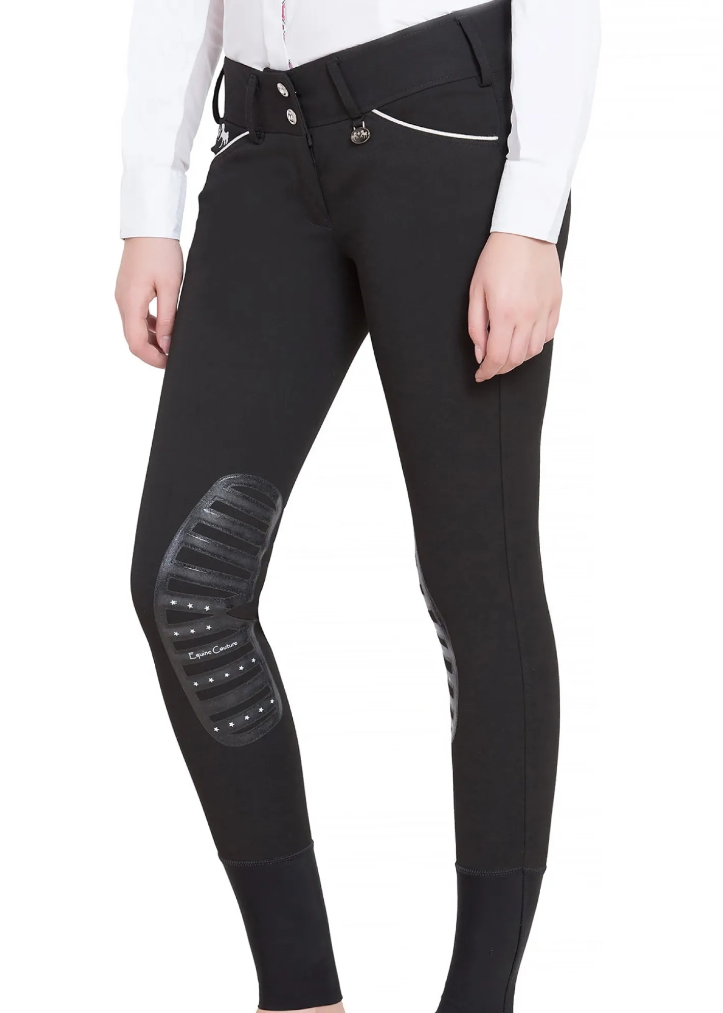 JPC EQUESTRIAN Equine Couture™ Ladies' Brittni Silicone Knee-Patch Breech