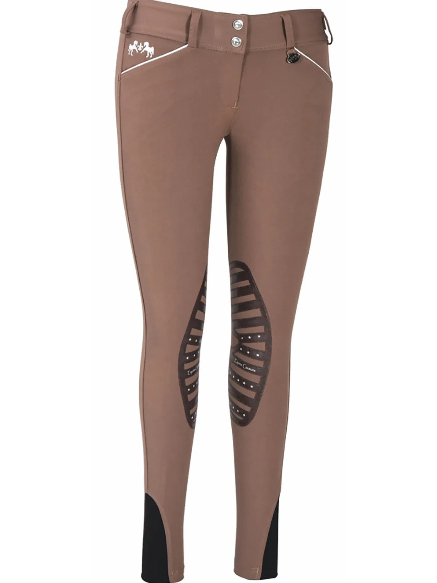 JPC EQUESTRIAN Equine Couture™ Ladies' Brittni Silicone Knee-Patch Breech