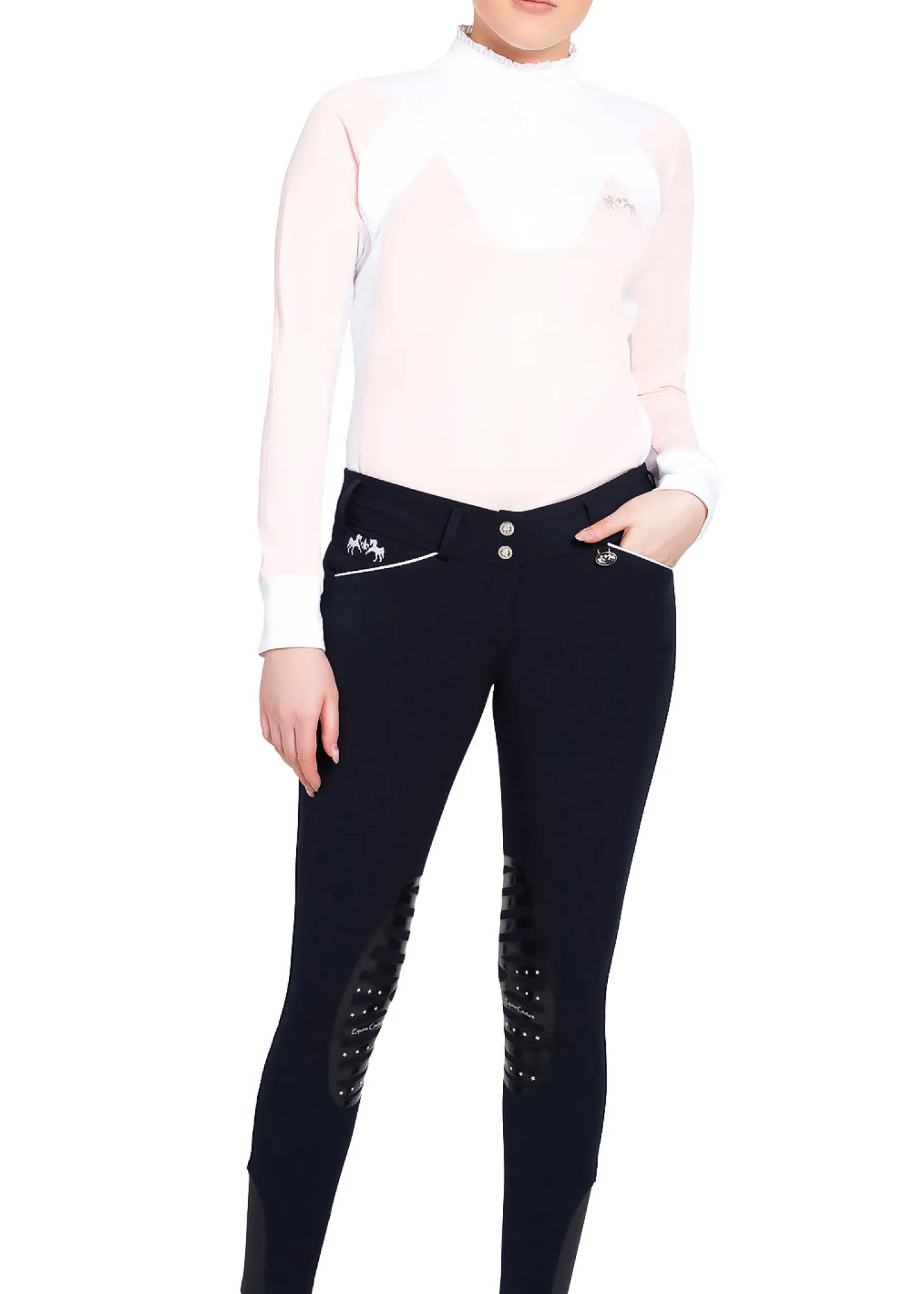 JPC EQUESTRIAN Equine Couture™ Ladies' Brittni Silicone Knee-Patch Breech