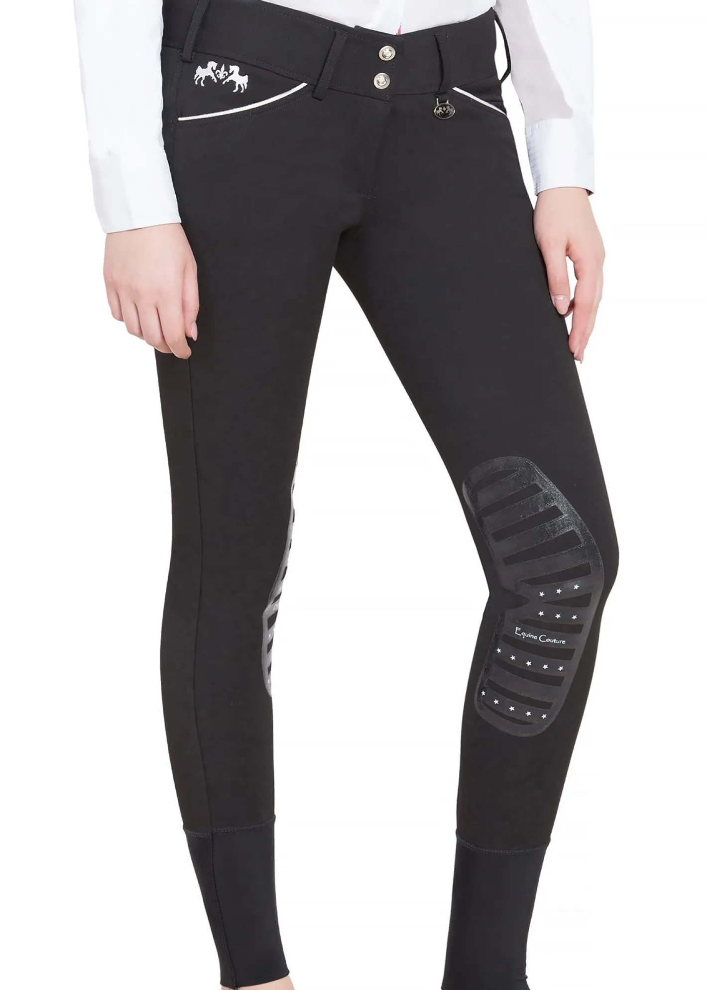 JPC EQUESTRIAN Equine Couture™ Ladies' Brittni Silicone Knee-Patch Breech