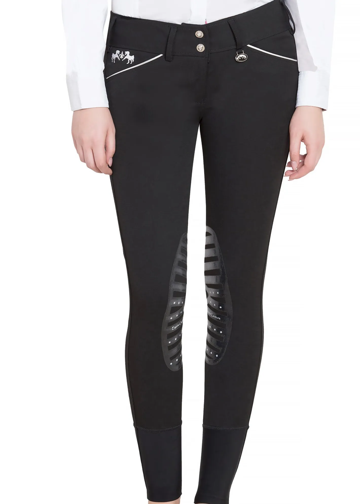 JPC EQUESTRIAN Equine Couture™ Ladies' Brittni Silicone Knee-Patch Breech