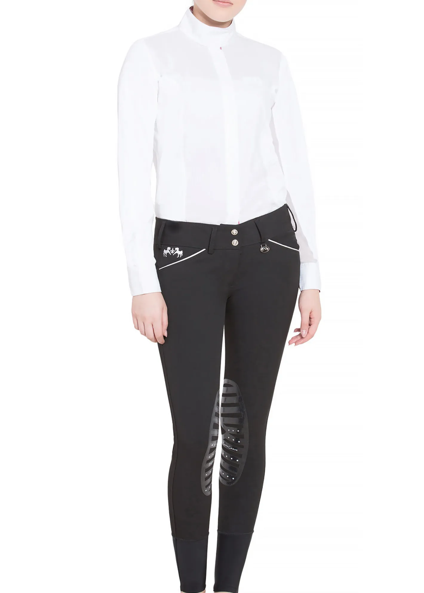 JPC EQUESTRIAN Equine Couture™ Ladies' Brittni Silicone Knee-Patch Breech