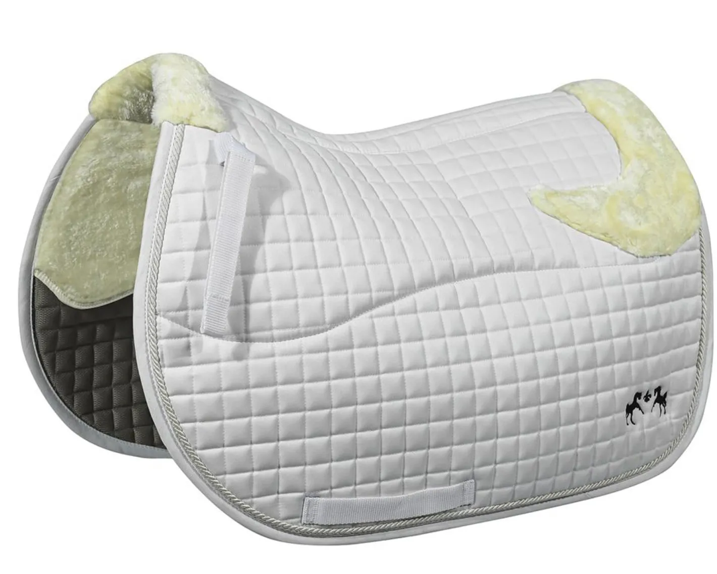 JPC EQUESTRIAN Equine Couture™ Regal All-Purpose Pad with Faux-Mink Fur & Coolmax® Lining
