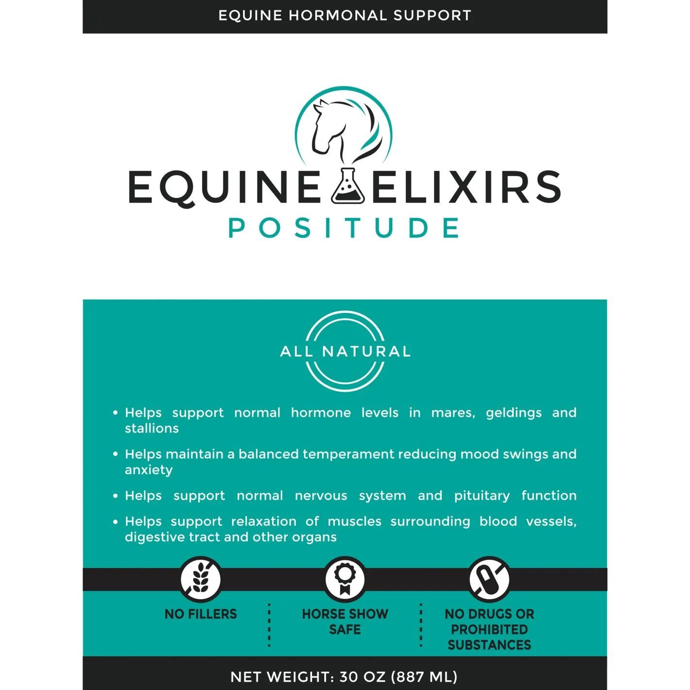 EQUINE ELIXIRS INC Equine Elixir Positude®