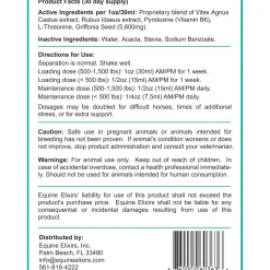 EQUINE ELIXIRS INC Equine Elixir Positude®