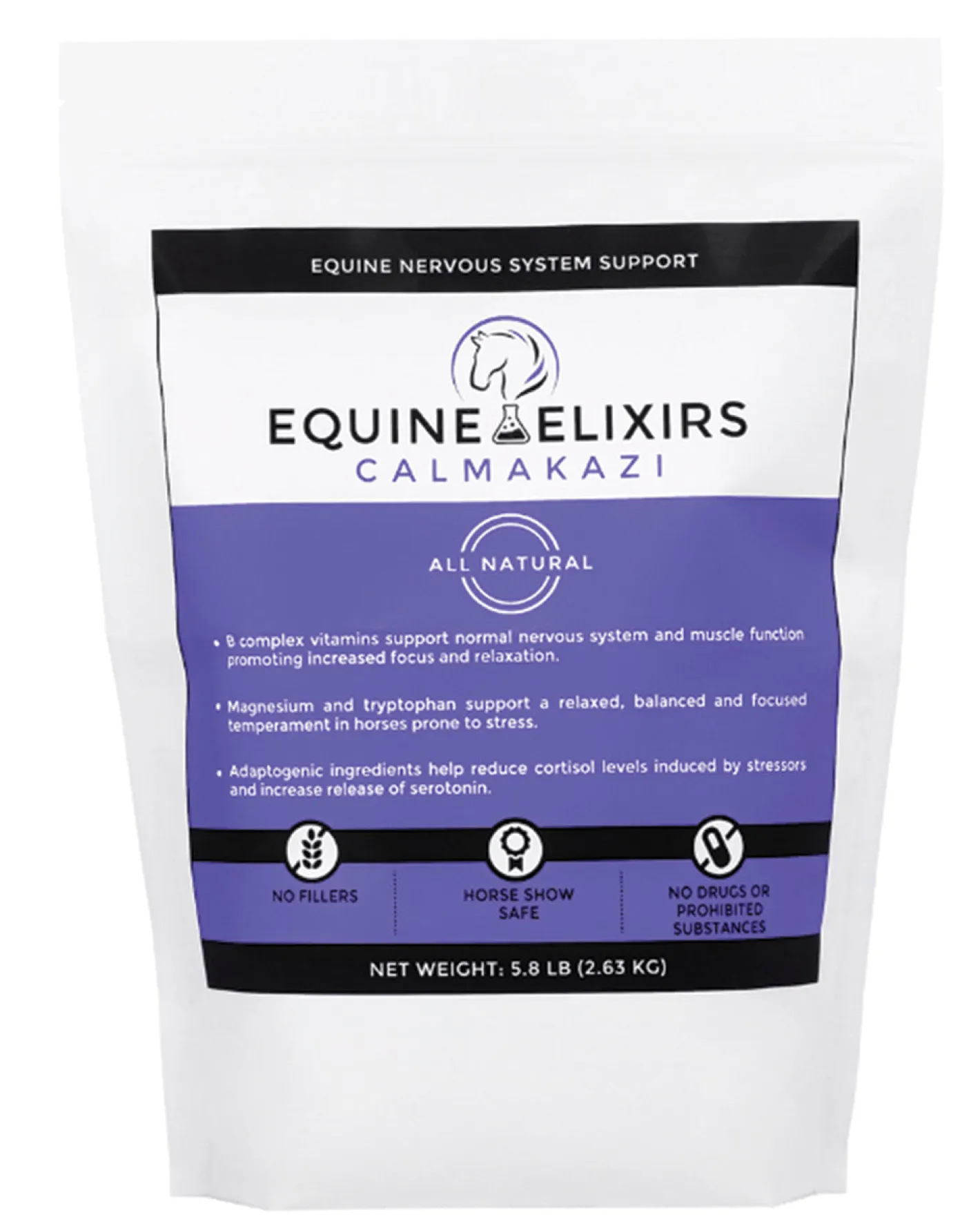 EQUINE ELIXIRS INC Equine Elixirs Calmakazi®