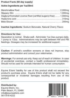 EQUINE ELIXIRS INC Equine Elixirs Slimer Liquid Gastric Support