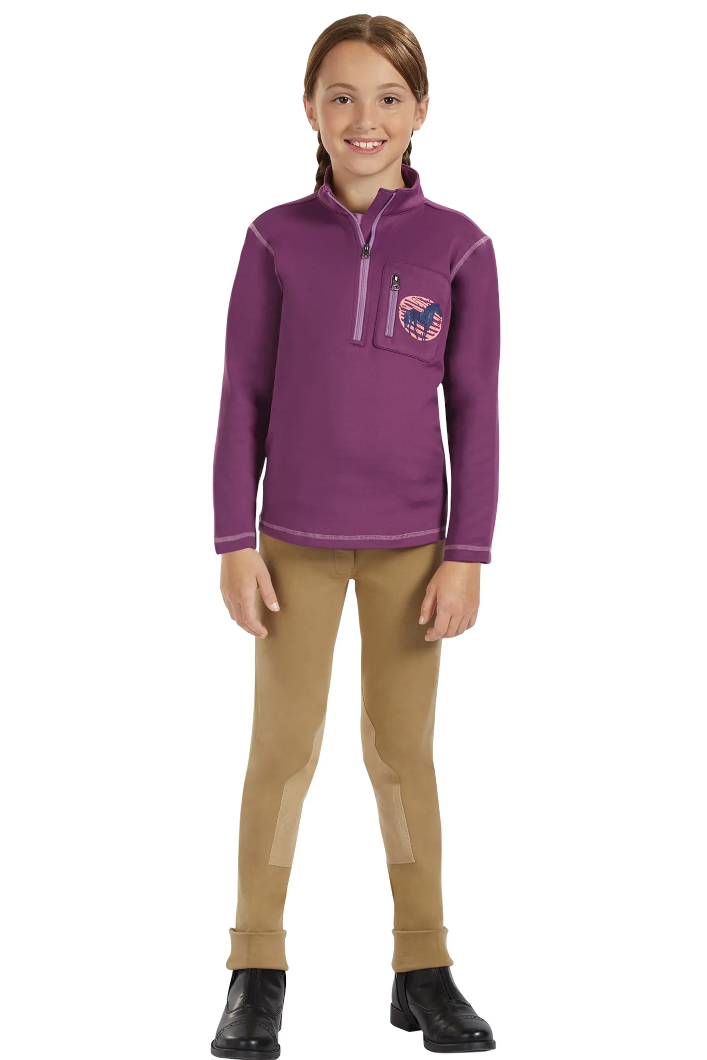 Kids ERS EquiStar™ Kids’ Half-Zip Fleece Pullover
