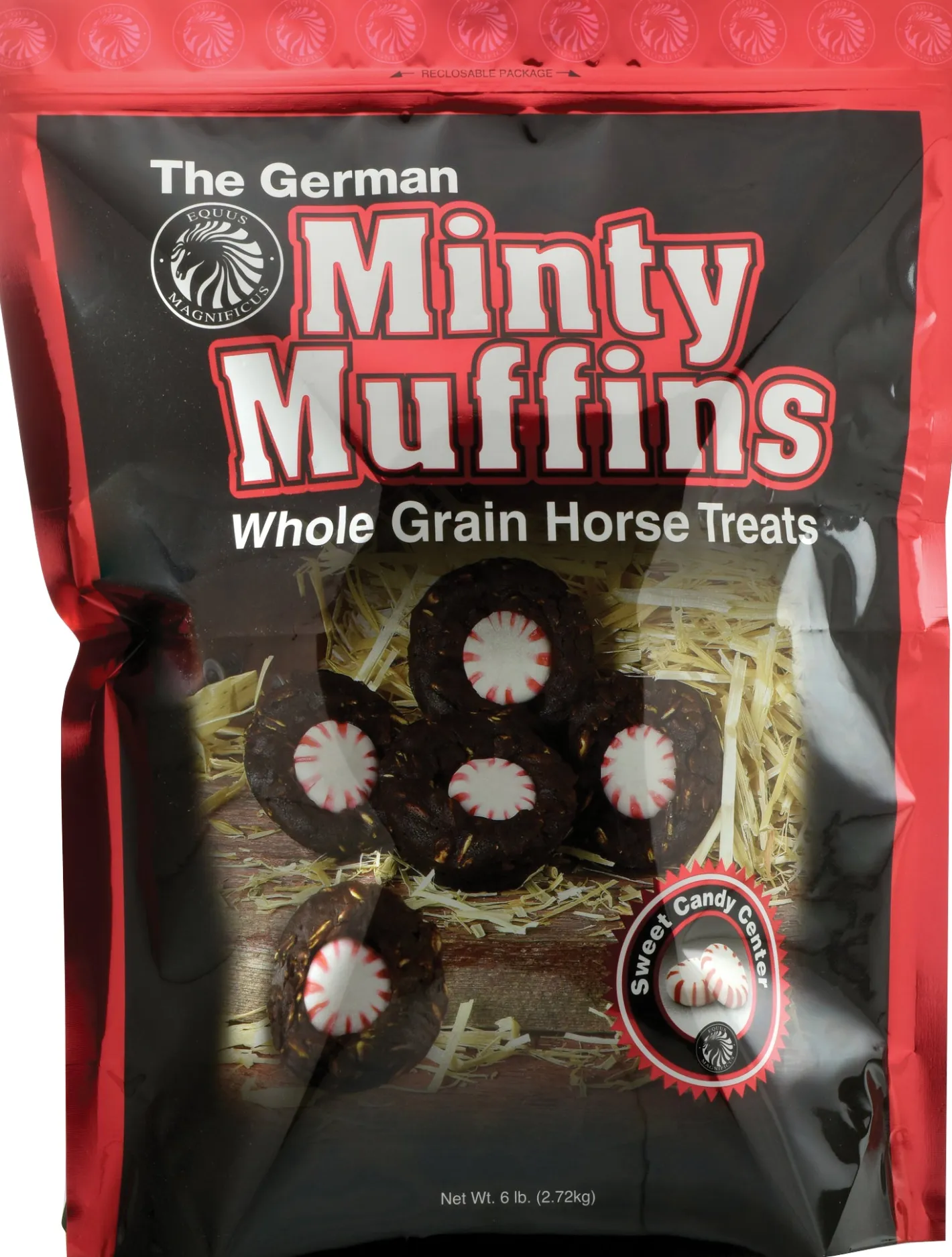 ANIMAL HEALTH INT Equus Magnificus German Minty Muffins - 6 lbs.