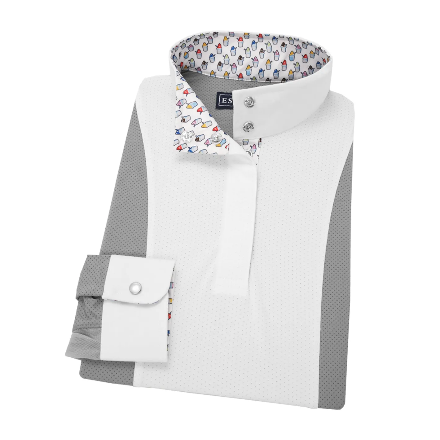 Kids ESSEX CLASSICS Girls’ Luna Performance Long Sleeve Show Shirt