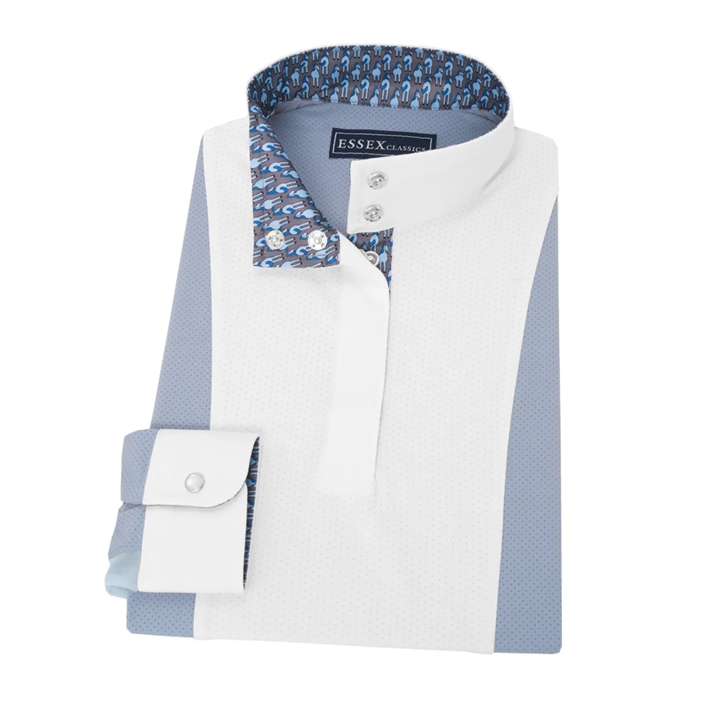Kids ESSEX CLASSICS Girls’ Luna Performance Long Sleeve Show Shirt