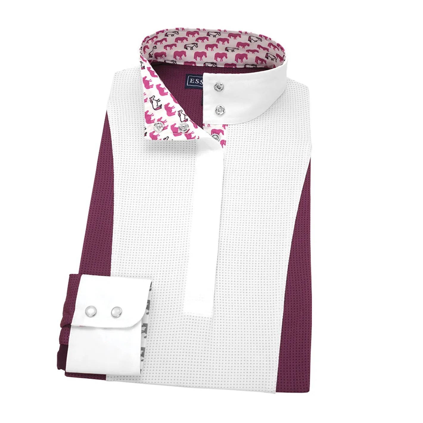 Kids ESSEX CLASSICS Girls’ Performance Long Sleeve Show Shirt