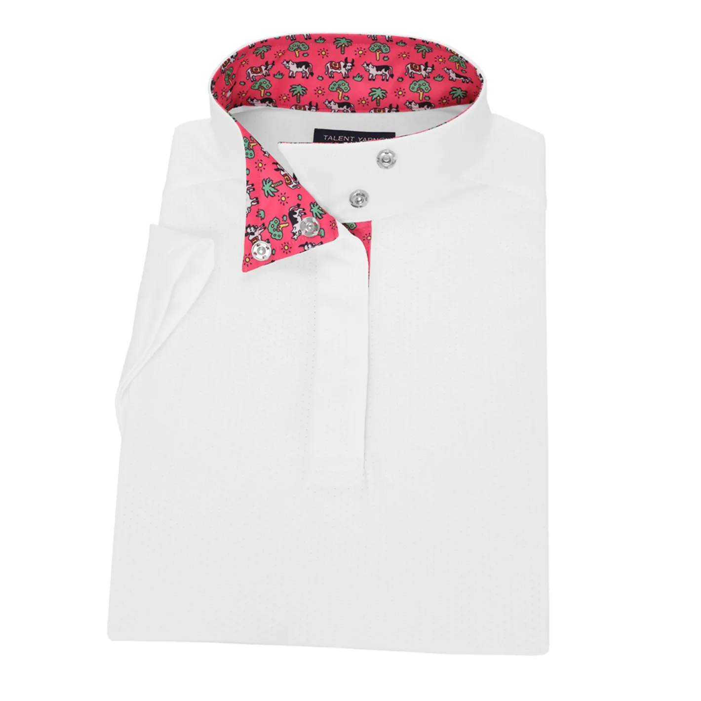 Kids ESSEX CLASSICS Girls’ Talent Yarn Short Sleeve Show Shirt