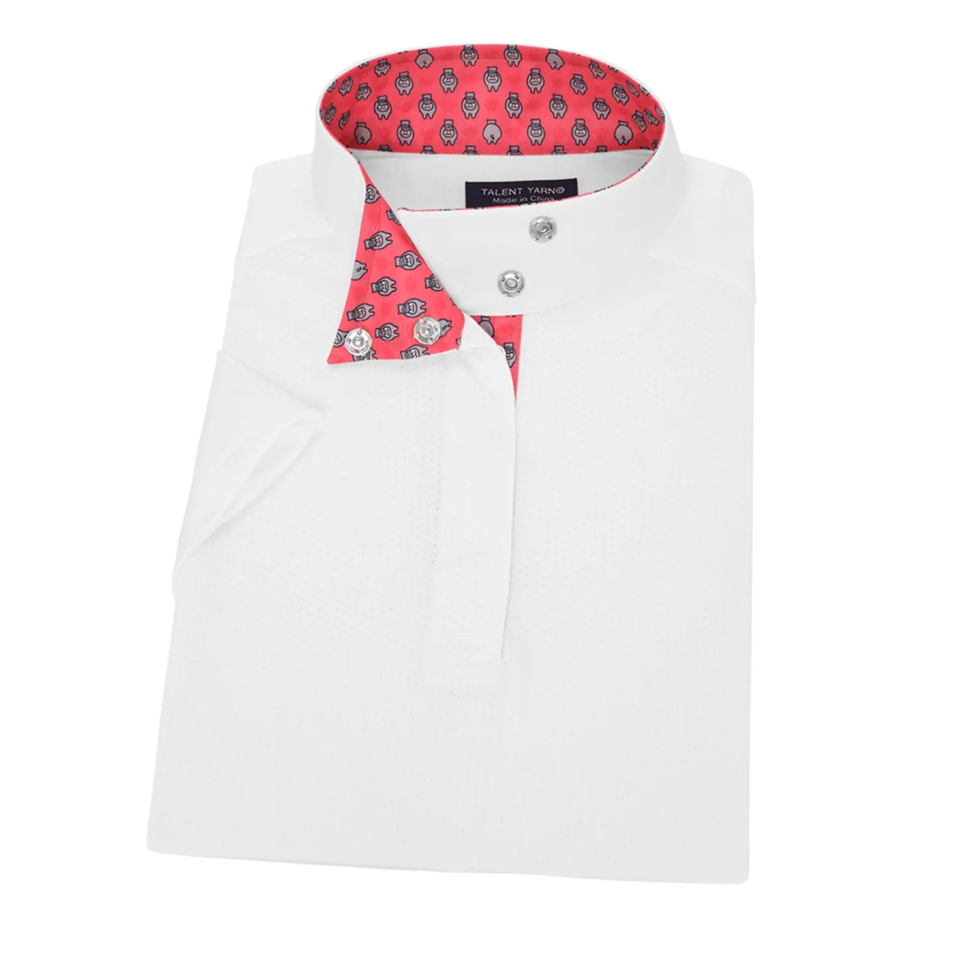 Kids ESSEX CLASSICS Girls’ Talent Yarn Short Sleeve Show Shirt