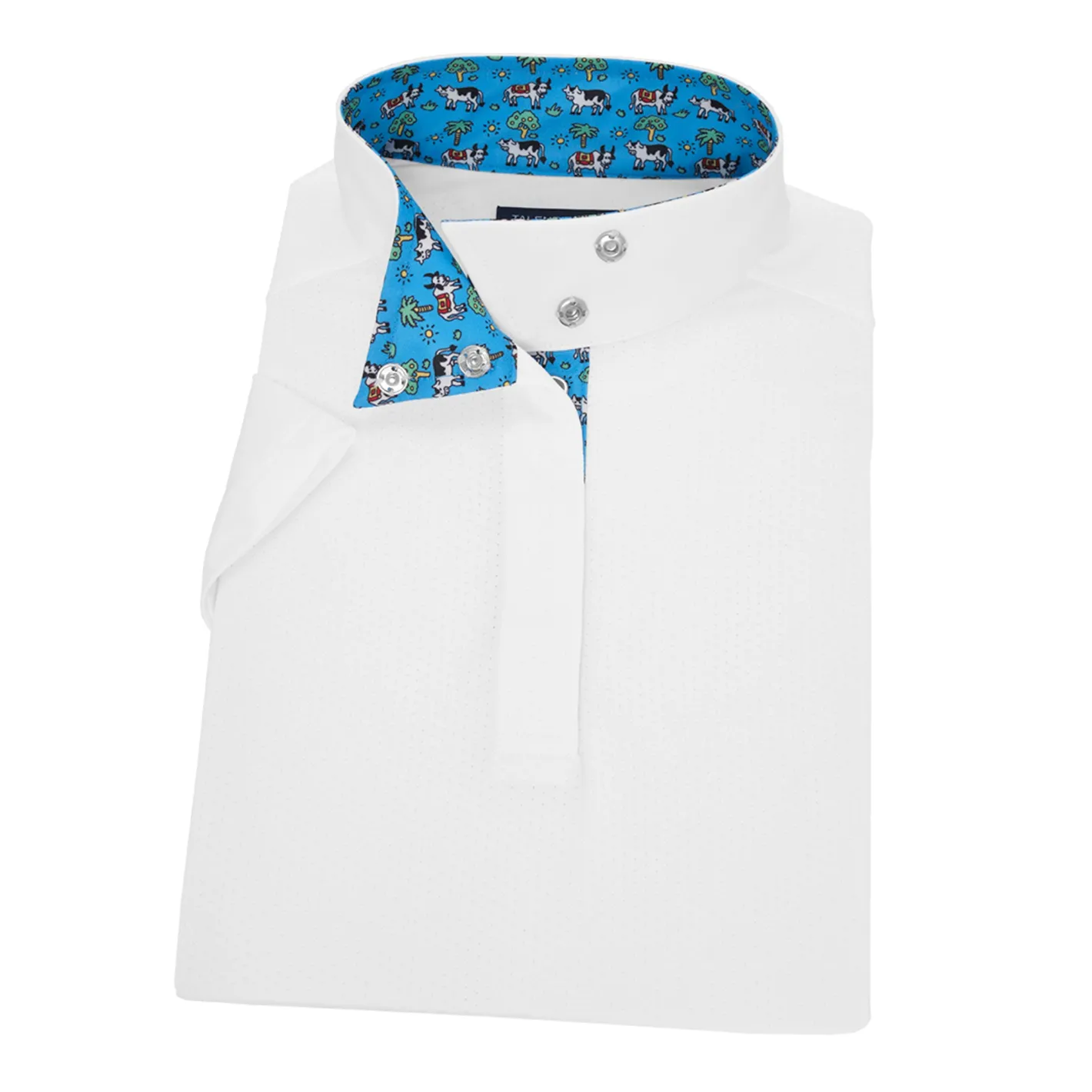 Kids ESSEX CLASSICS Girls’ Talent Yarn Short Sleeve Show Shirt