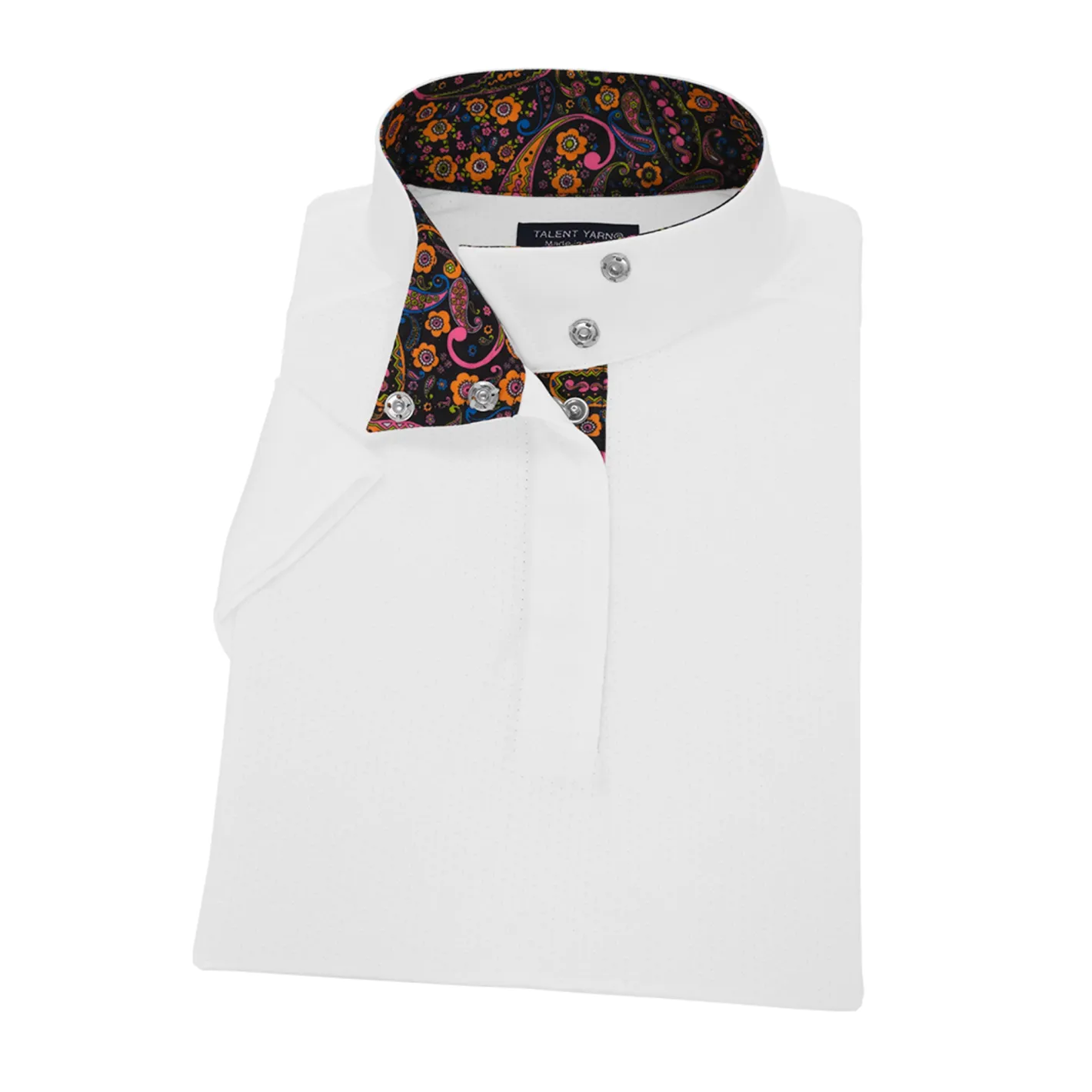 Kids ESSEX CLASSICS Girls’ Talent Yarn Short Sleeve Show Shirt