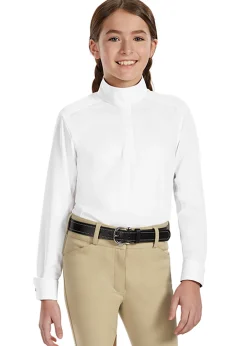 Kids ESSEX CLASSICS Girls’ Talent Yarn® Long Sleeve Show Shirt