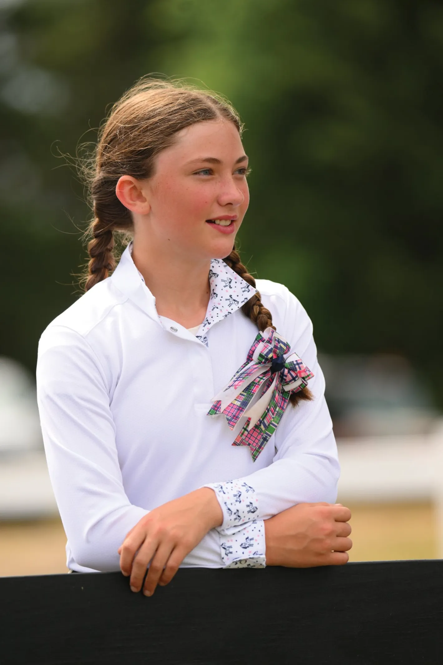Kids ESSEX CLASSICS Girls’ Talent Yarn Long-Sleeve Show Shirt