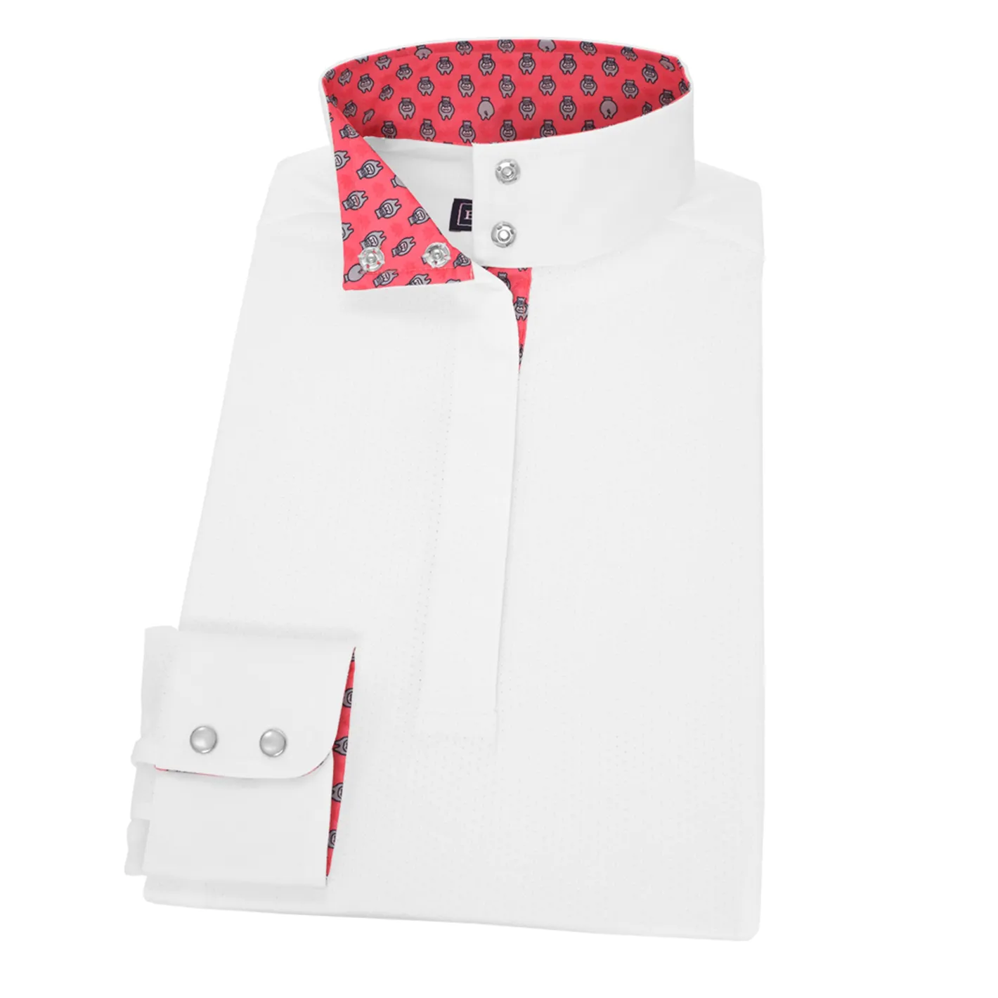 ESSEX CLASSICS Ladies’ Talent Yarn® Straight Collar Long Sleeve Show Shirt