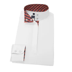ESSEX CLASSICS Ladies’ Talent Yarn® Straight Collar Long Sleeve Show Shirt
