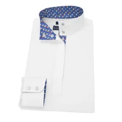ESSEX CLASSICS Ladies’ Talent Yarn® Straight Collar Long Sleeve Show Shirt