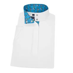 ESSEX CLASSICS Ladies’ Talent Yarn® Straight Collar Short Sleeve Show Shirt