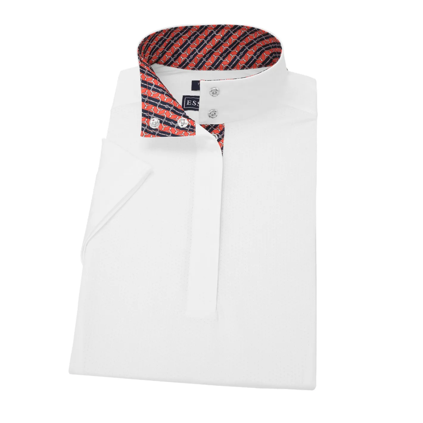 ESSEX CLASSICS Ladies’ Talent Yarn® Straight Collar Short Sleeve Show Shirt