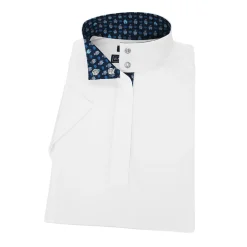 ESSEX CLASSICS Ladies’ Talent Yarn® Straight Collar Short Sleeve Show Shirt