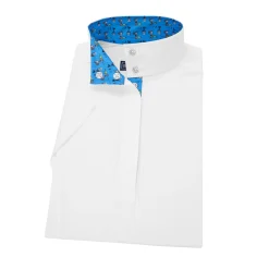 ESSEX CLASSICS Ladies’ Talent Yarn® Straight Collar Short Sleeve Show Shirt