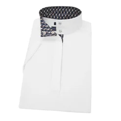 ESSEX CLASSICS Ladies’ Talent Yarn® Straight Collar Short Sleeve Show Shirt