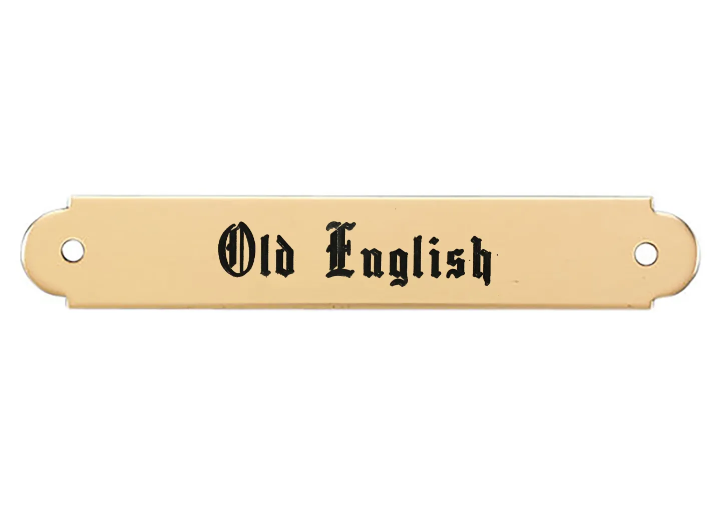 DOVER DROPSHIP Fancy Halter Nameplate - 1 or 2 lines