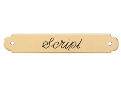 DOVER DROPSHIP Fancy Halter Nameplate - 3 lines