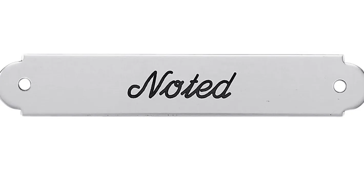 DOVER DROPSHIP Fancy Halter Nameplate - 3 lines