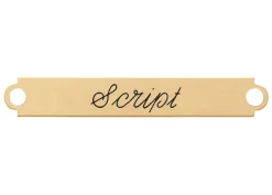 DOVER DROPSHIP Fancy Martingale Nameplate